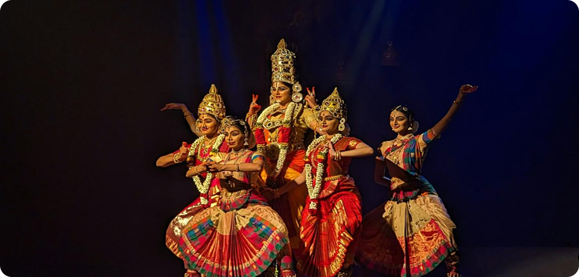 Traditional dancers in costume